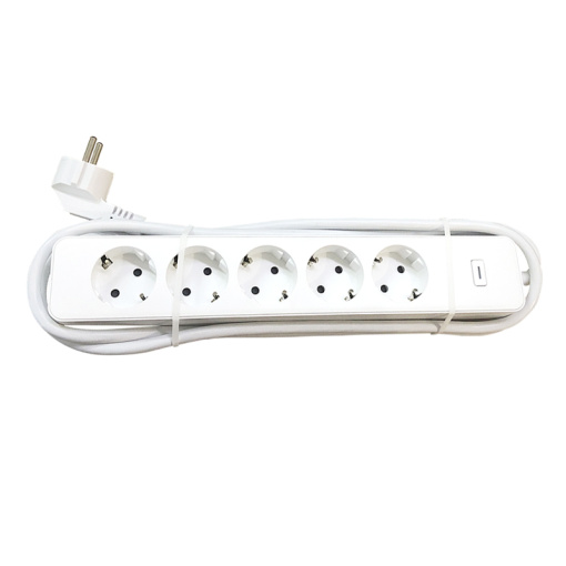 5 Way EU Standard 16A Wi-Fi Smart Power Strip