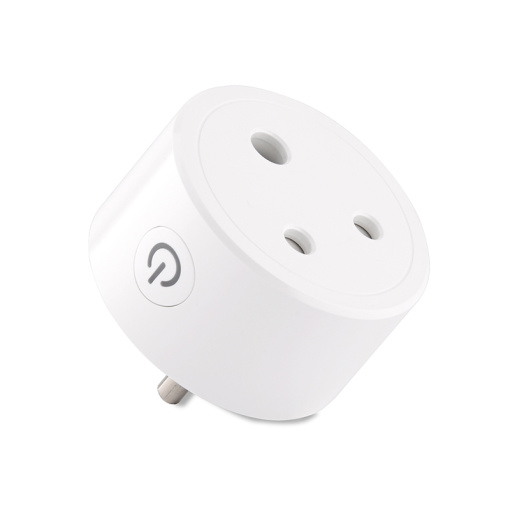 Indian Standard 10A WiFi Smart Plug with Socket Power Metering Function