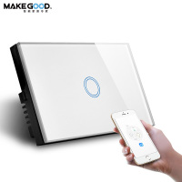 Makegood Wi-Fi 1Gang Touch Switch Alexa google assistant Smart wall switch AU/US standard Wiif light switch 