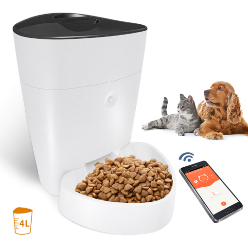 4L wifi pet feeder wifi and bluetooth connection