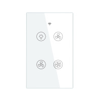 Wi-Fi+RF Fan Light Smart Switch 90-250V