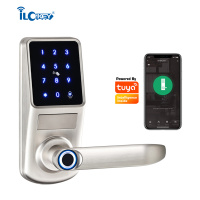 Ilockey Tuya WiFi Fingerprint Smart Digital Door Lock with Remote Control