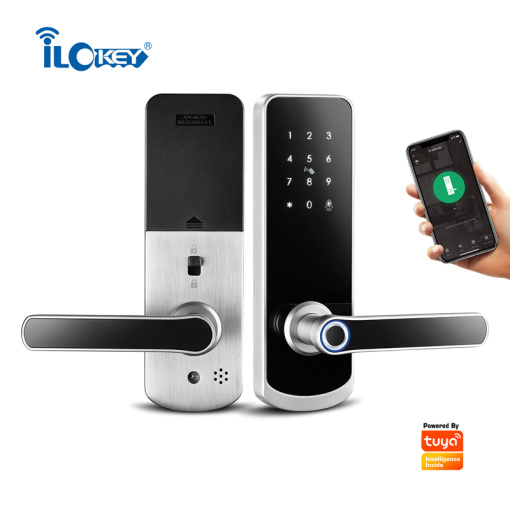 iLockey Factory Manufacturer Price Tuya APP Smart Fingerprint Keyless Door Lock