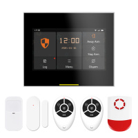 Staniot Tuya Smart Wireless WiFi 4G 433Mhz Home Security Alarm Systam Touch Screen Anti-Fingerprint