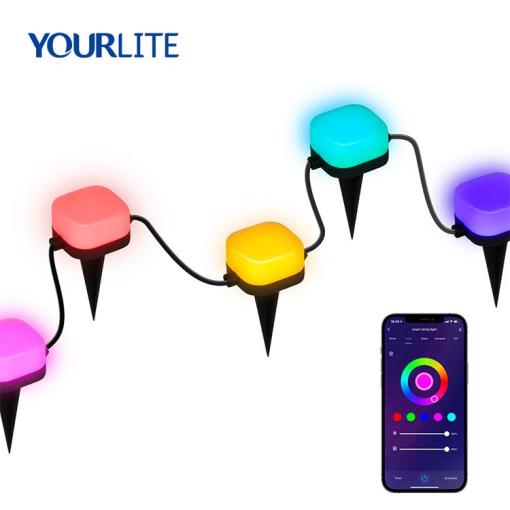 RGB Smart APP Waterproof Outdoor Ground light LED Decoration Lights Underground Lighting