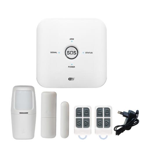  WIFI RF433 GSM  Alarm System On Site High-decibel Alarm Flashing Lights and Other Alarm Modes