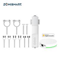 Zemismart Zigbee Curtain Robot Work with Homekit Motor For Roman Rod I Type U Type Tracks Alexa Google Home