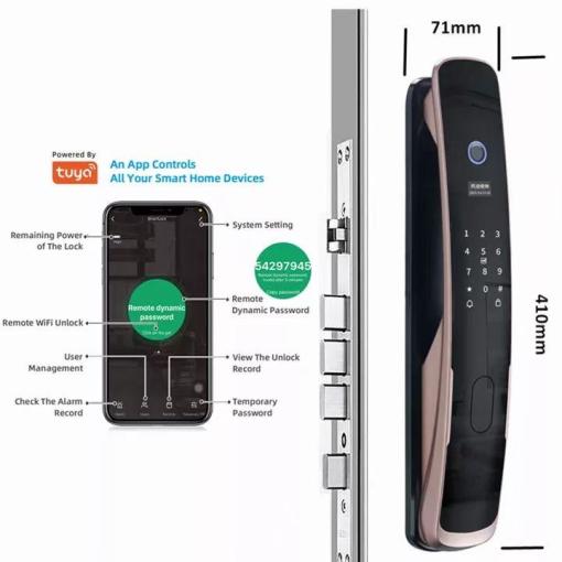 ZigBee Fully Automatic Alexa lntelligent Voice Door Lock