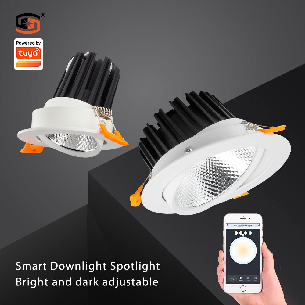 18W Zigbee Smart Adjustable Angle LED Spot Light | Spot Lights | Tuya Expo