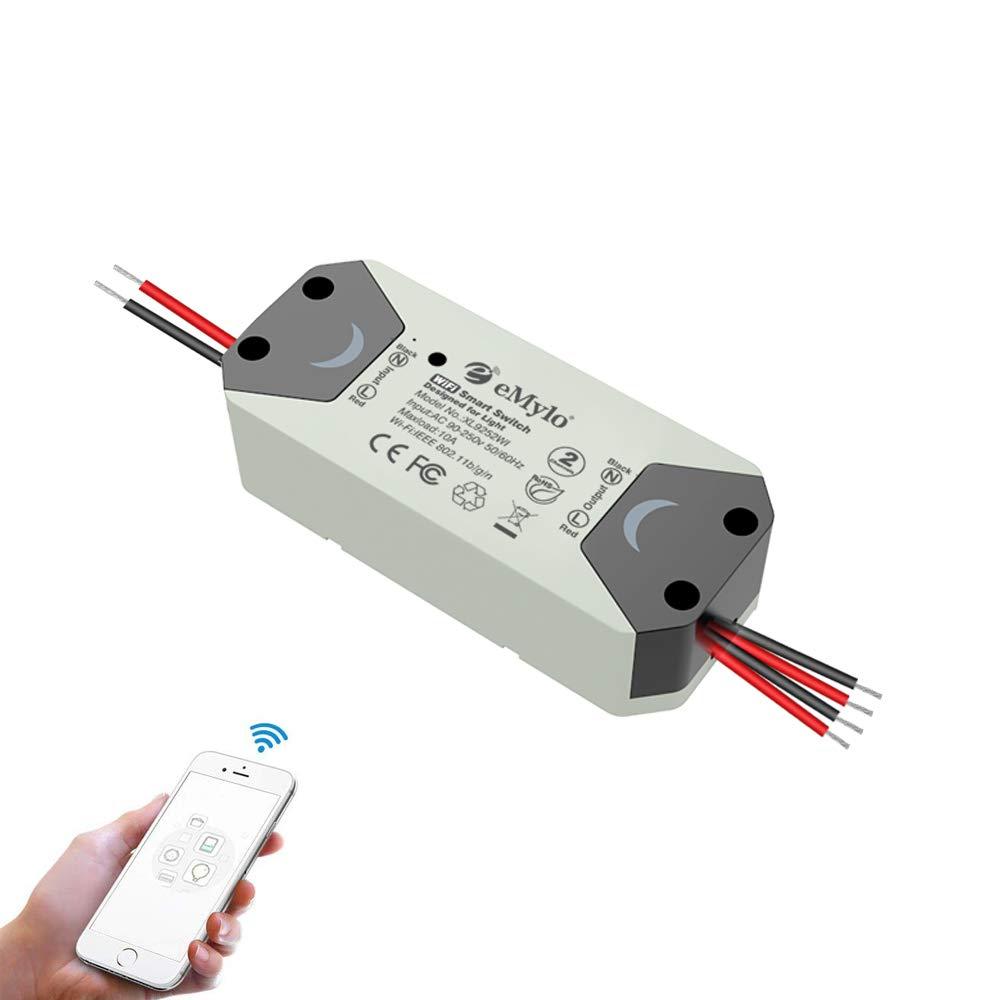 eMylo Smart WiFi Light Switch Wireless Remote Control Relay Switch
