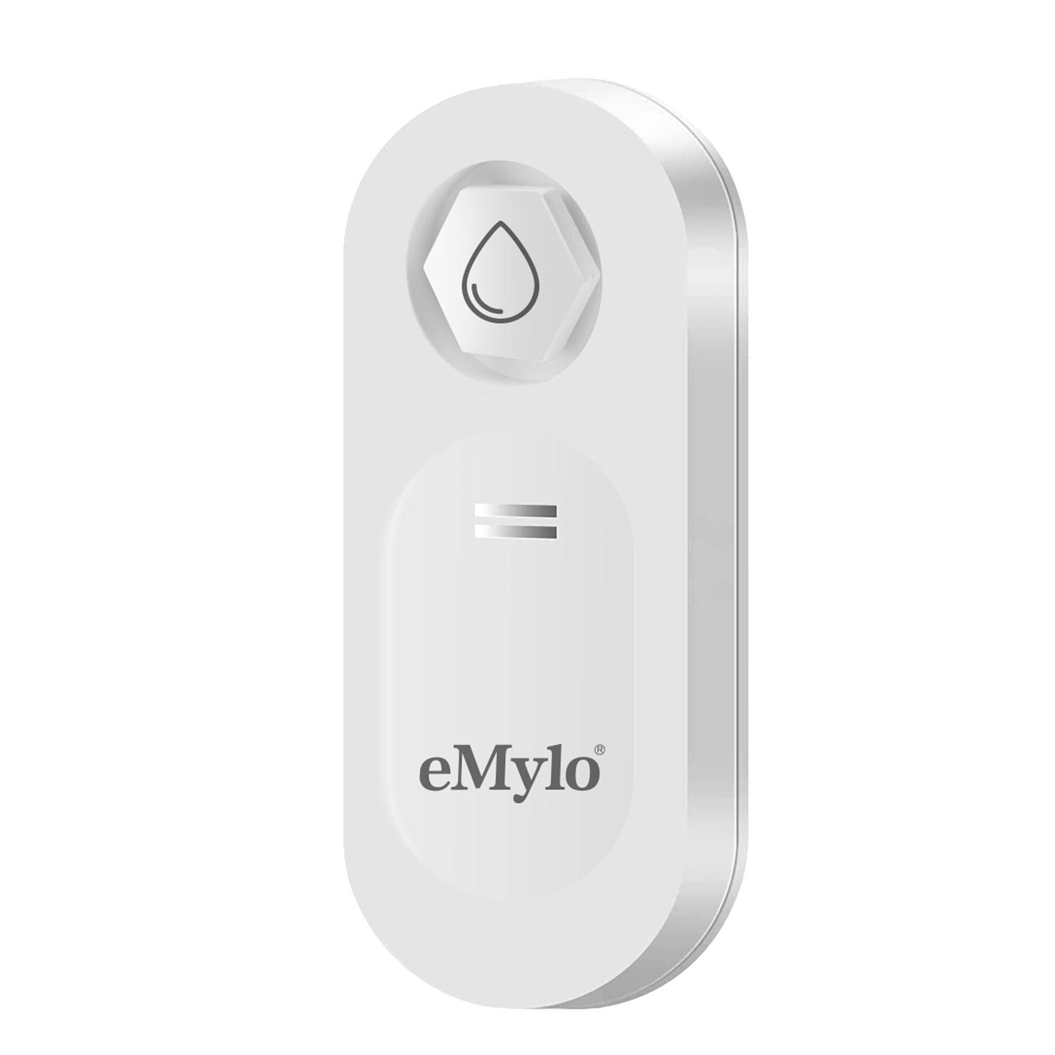 eMylo WiFi Water Leak Detector Sensor 120dB Water Sensor Alarm with