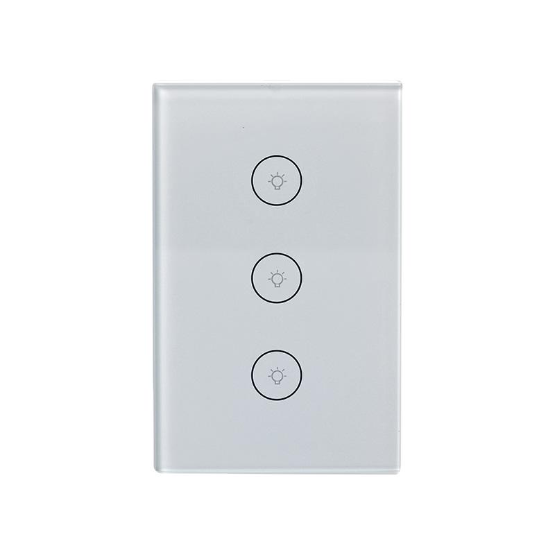 AU WiFi Touch Switch Light Switch 3Gang with Neutral Wire Australia New