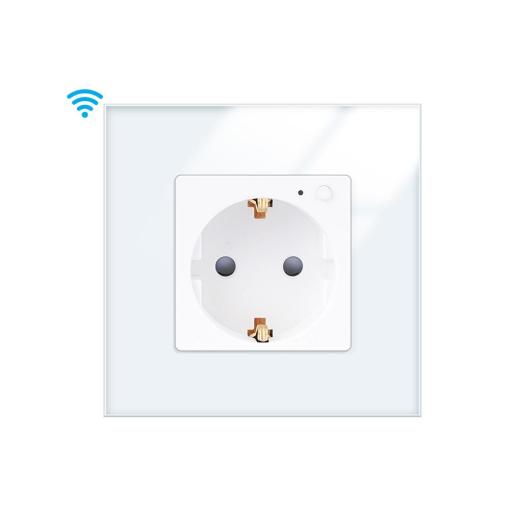 ZigBee Smart F Type Socket EU 16A Power Monitor Works With Alexa Google Home  CE CB EAC ROHS