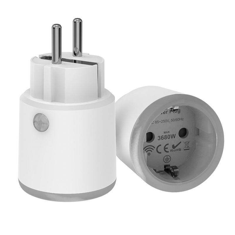 WiFi smart power plug EU with socket | Smart Plugs | Tuya Expo