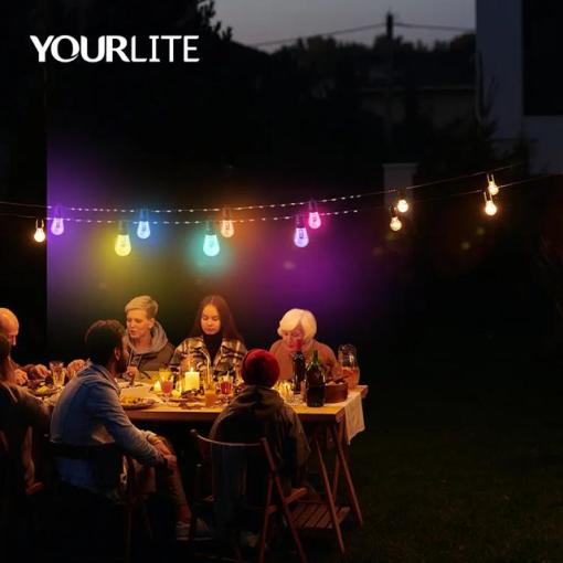 Yourlite Fairy Copper Wire Lights 2 in 1 WIFI RGB Music Sync Smart Outdoor String Lights