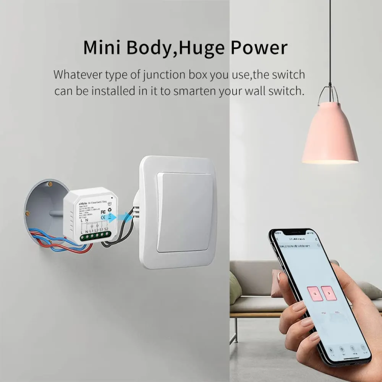 Interruttore WiFi Intelligente EMylo - Controllo App E Alexa Per Casa Smart 220V - Foto 4