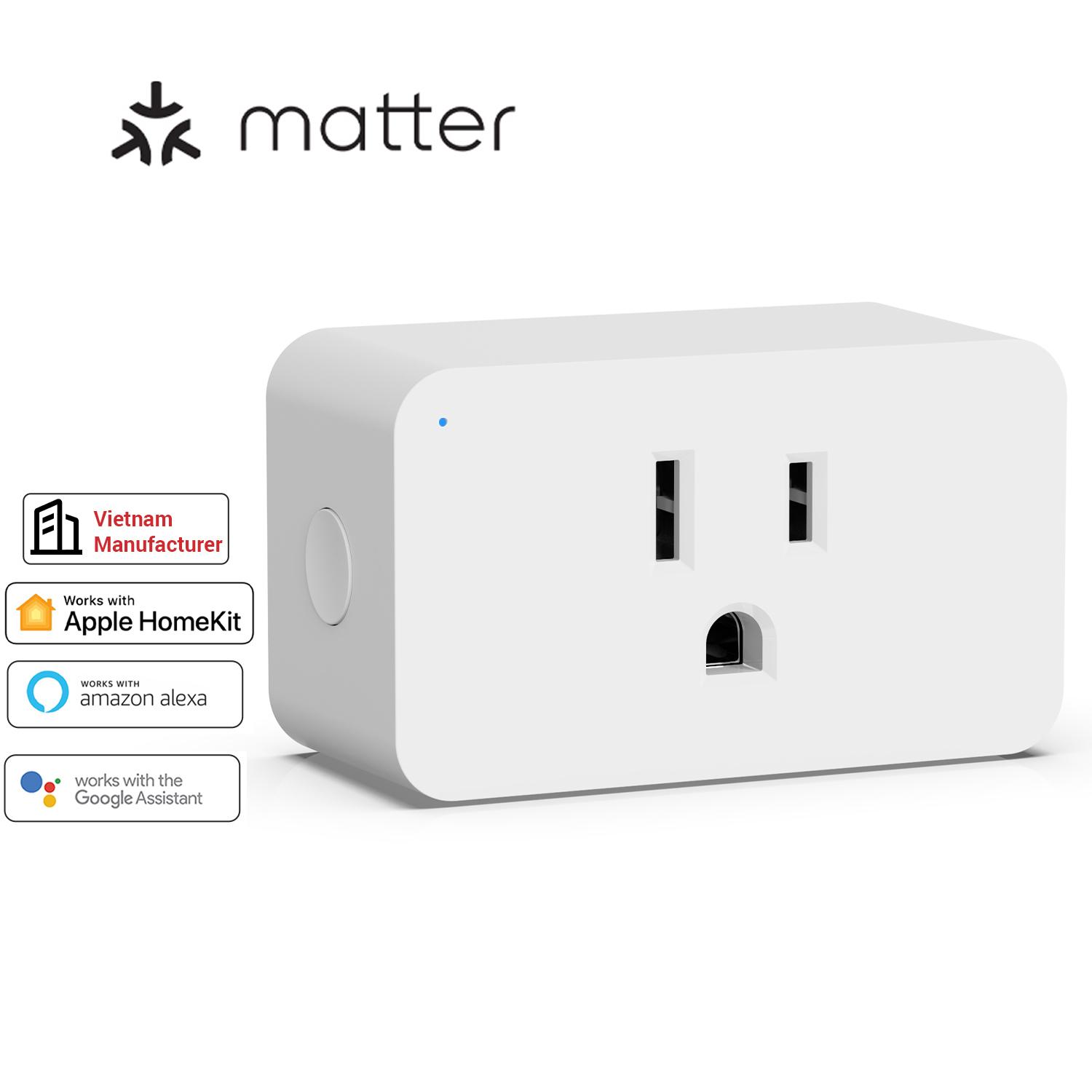 Vietnam Factory Etl Fcc Us Alexa Google Wifi Matter Smart Plug App Homekit Wifi Smart Plug Mini