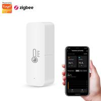 RSH Tuya ZigBee Thermometer Hygrometer Monitor Wireless Alexa Google Home Smart Temperature and Humidity Sensor