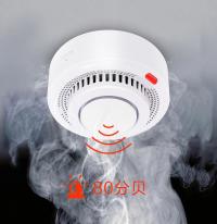 WiFi Smart Smoke Sensor Fire Detection Fire Alarm Home Security System Works with the Google Assistant